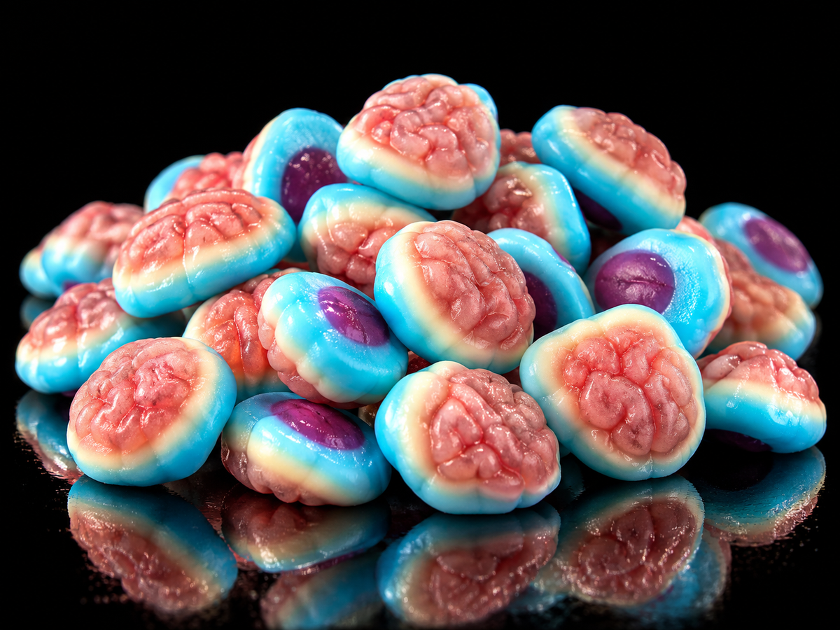 Bonbons gummies cerveaux