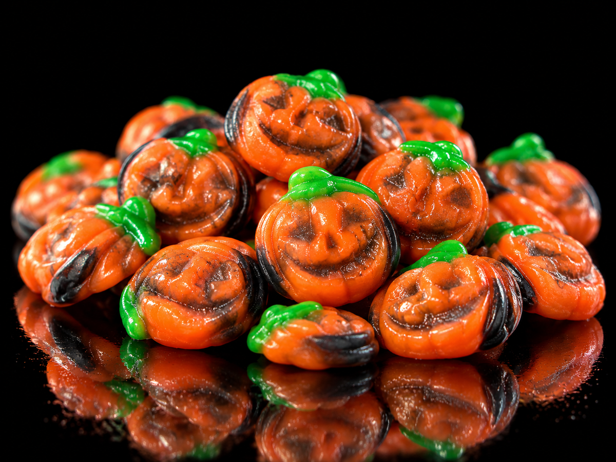Bonbons gélifiés citrouille