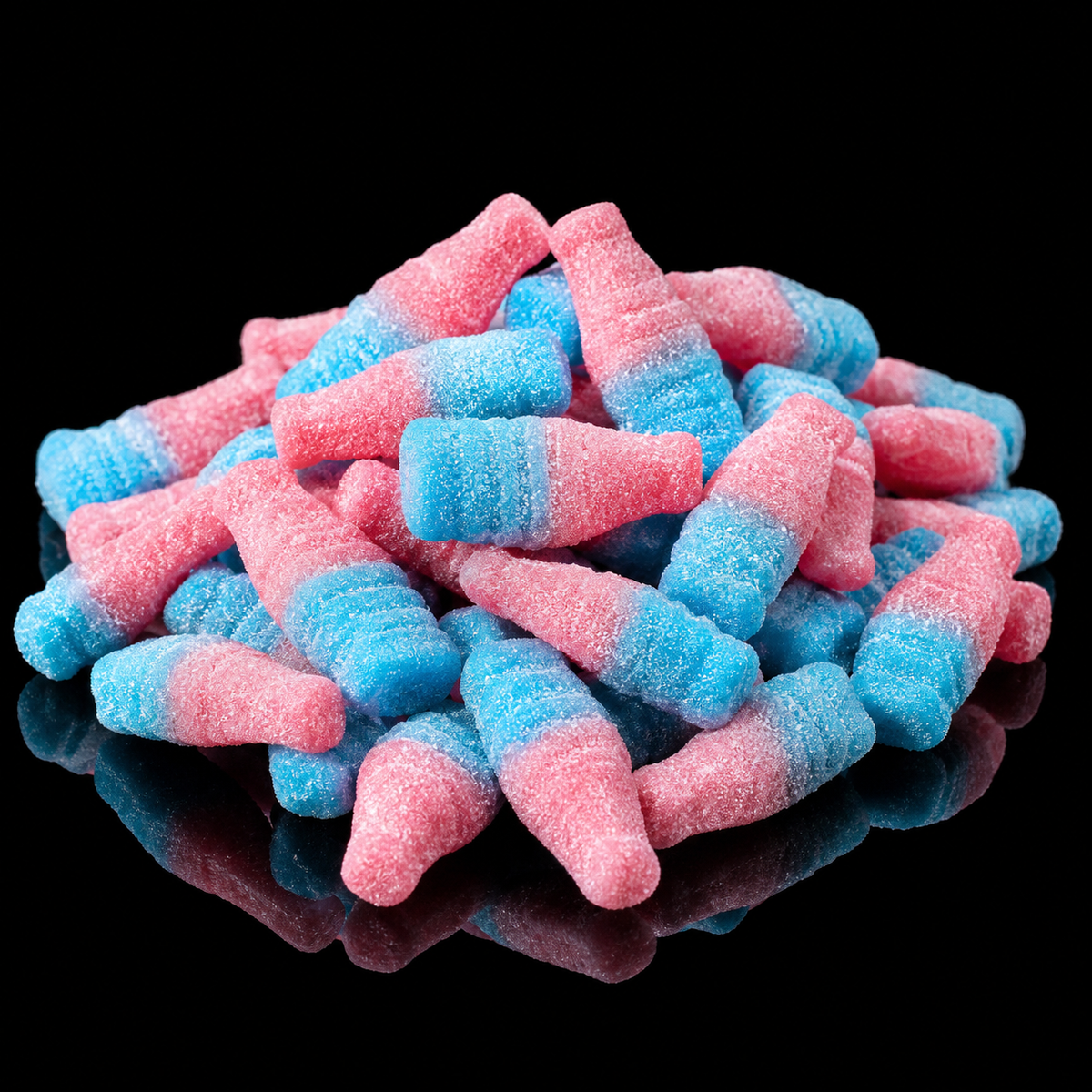 Bouteilles acides Bubble gum