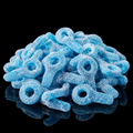 Tétines acides bleues